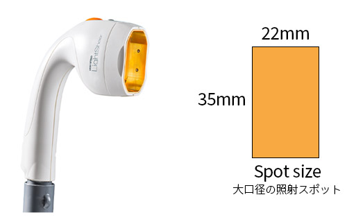 大口径のHSハンドピース